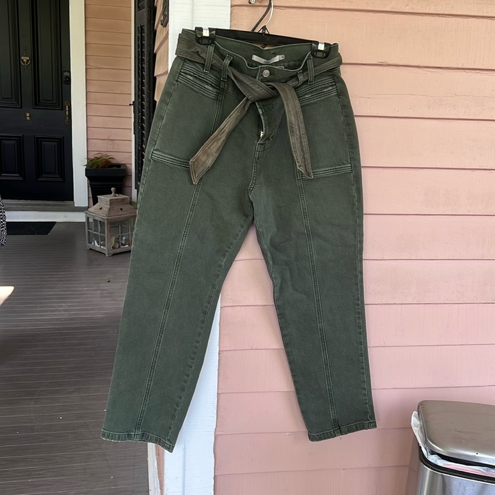 Women's Olive Green Jeans